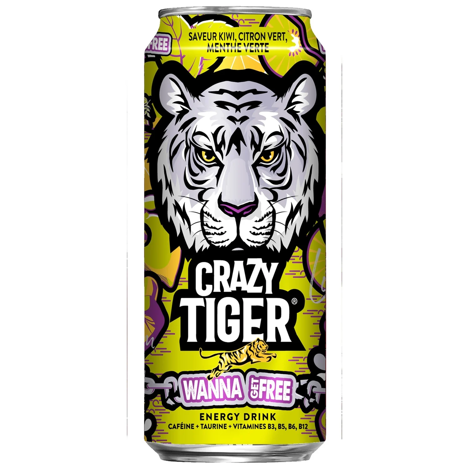 Wanna Get Free Energy Drink 50cl - CRAZY TIGER