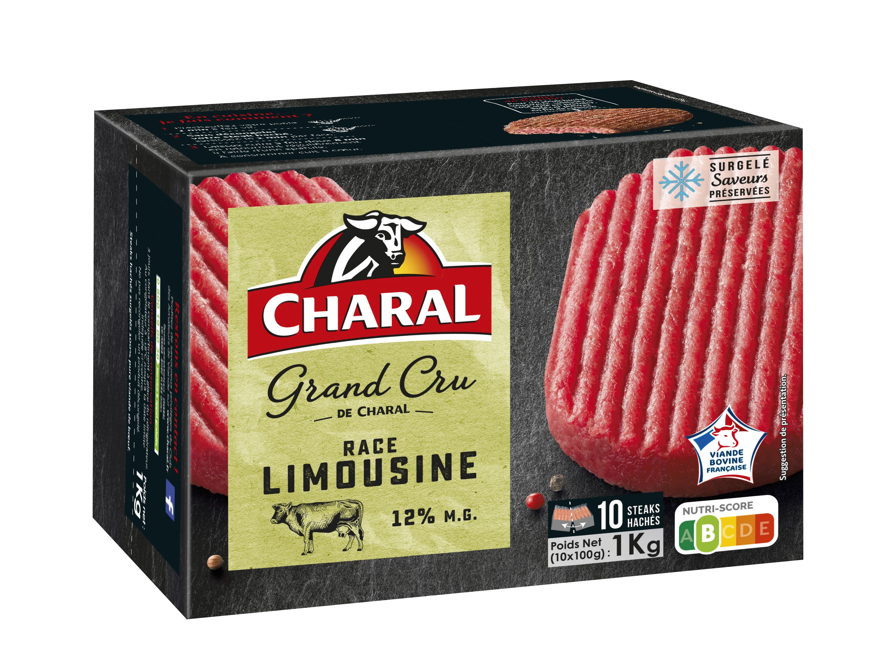 Steak Hache Limousin Charal1kg
