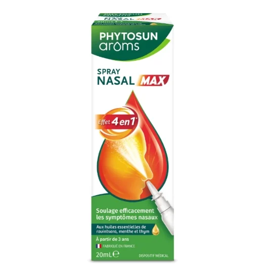 PHYTOSUN AROMS PRODUITS FINIS Spray nasal décongestionnant MAX // 20ml - PERRIGO
