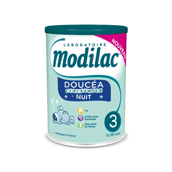 Lait en poudre doucéa croissance nuit 800g - MODILAC