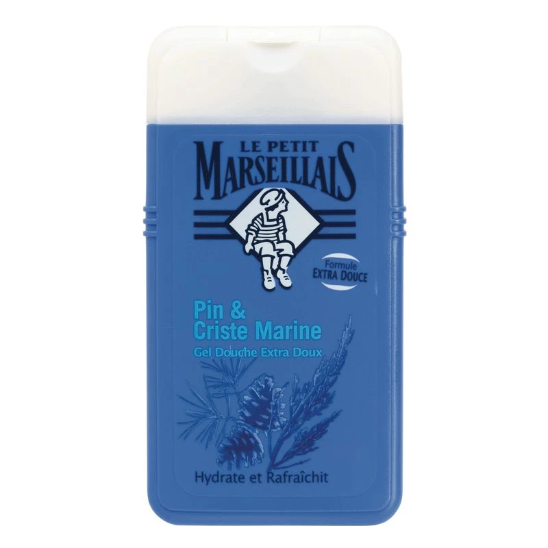 Pine Criste Marine Shower Gel Moisturizes and Refreshes Organic 250ml - LE PETIT MARSEILLAIS