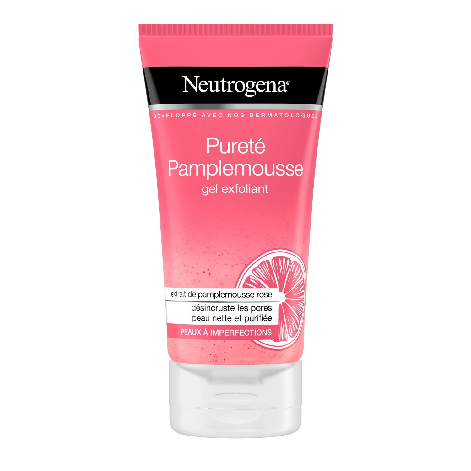Gel Nettoyant Visage Visibly Clear, parfum Pamplemousse rose 150ml - NEUTROGENA