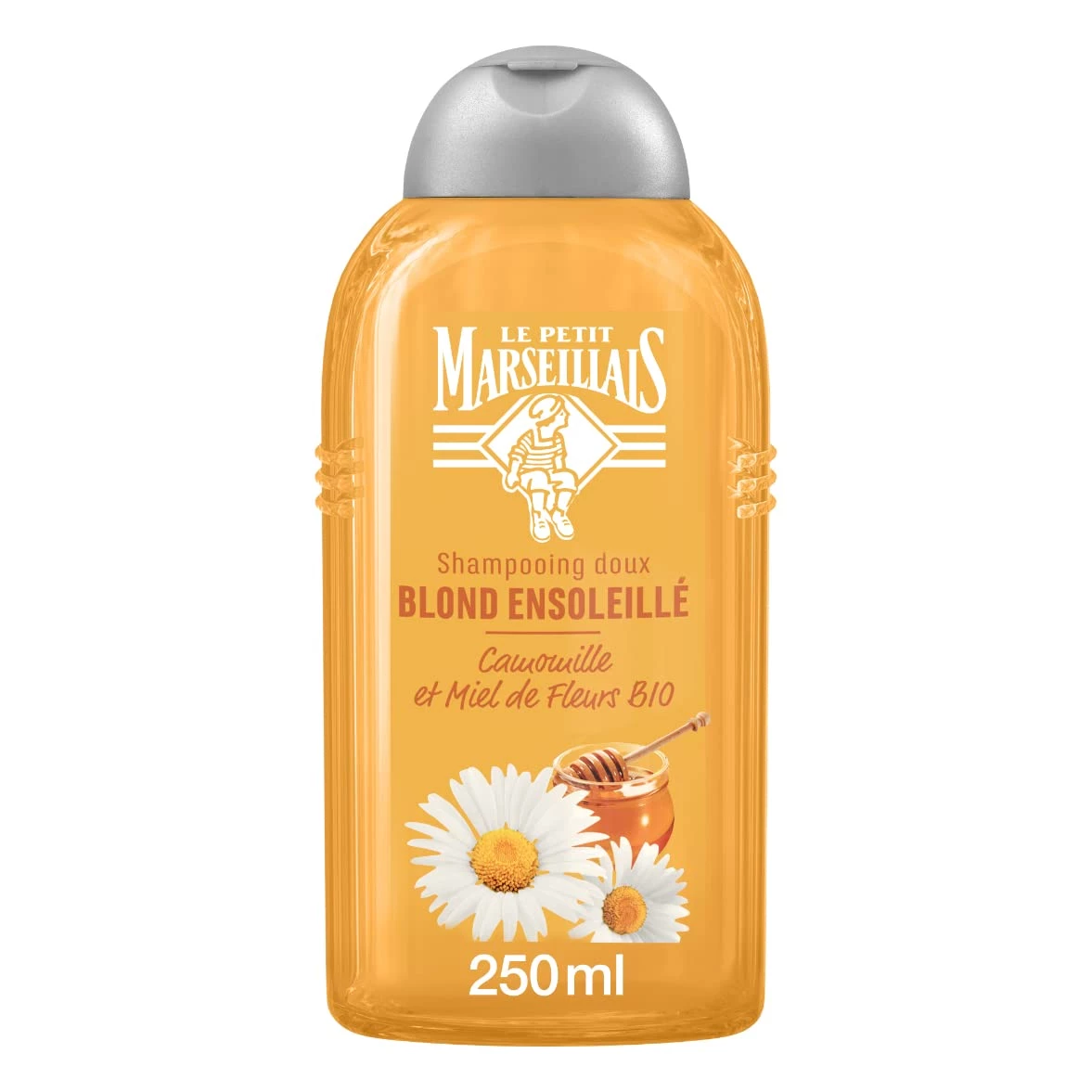 Shampoing Blond Ensoleille Camomille Et Miel De Fleurs Bio 250ml - Le Petit Marseillais