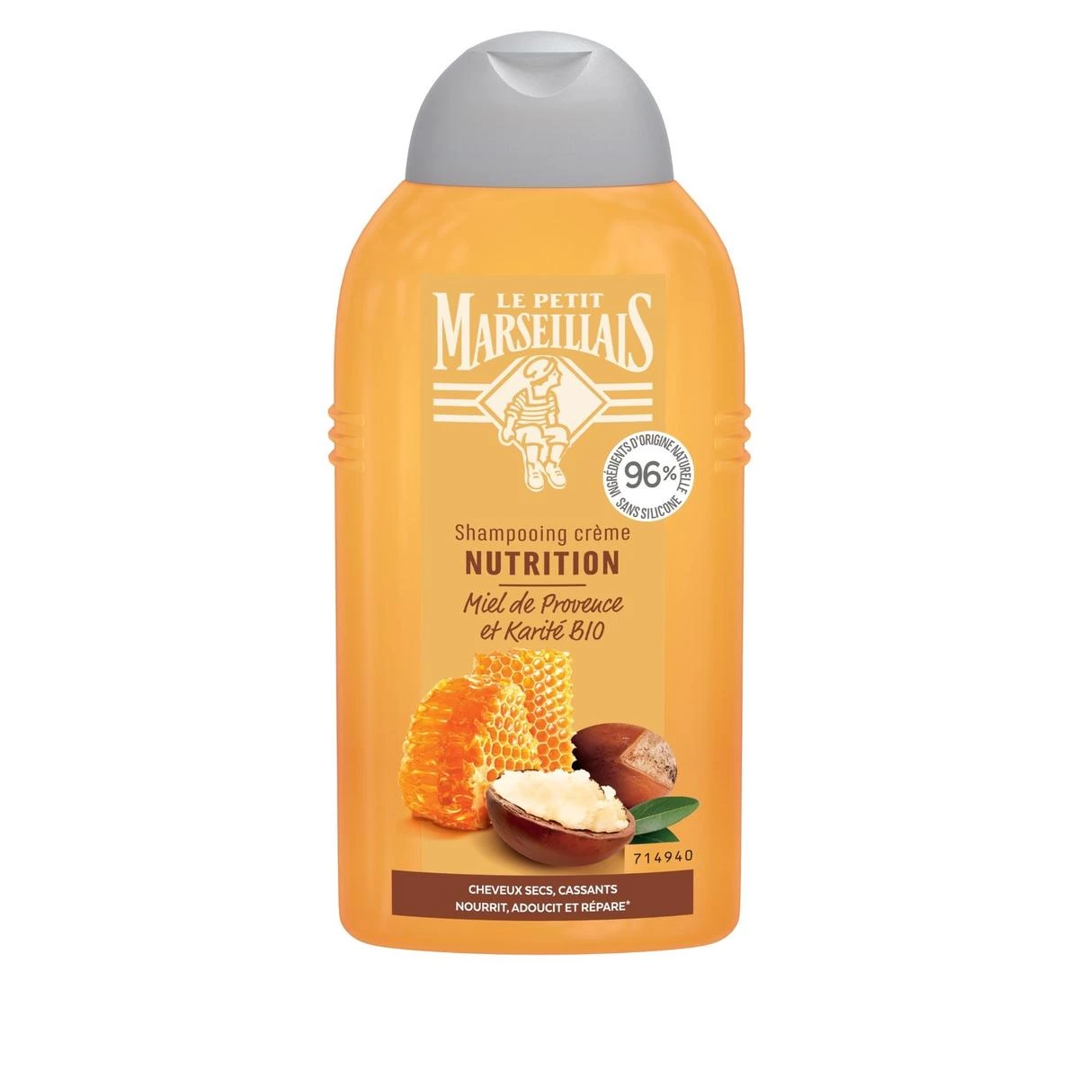 LE PETIT MARSEILLAIS SHAMPOOING MIEL DE PROVENCE ET KARTIE BIO 250ML