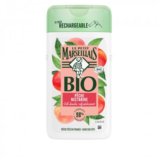 Lpm Gel Douche Bio Rafraichissant Peche Nectarine 250ml