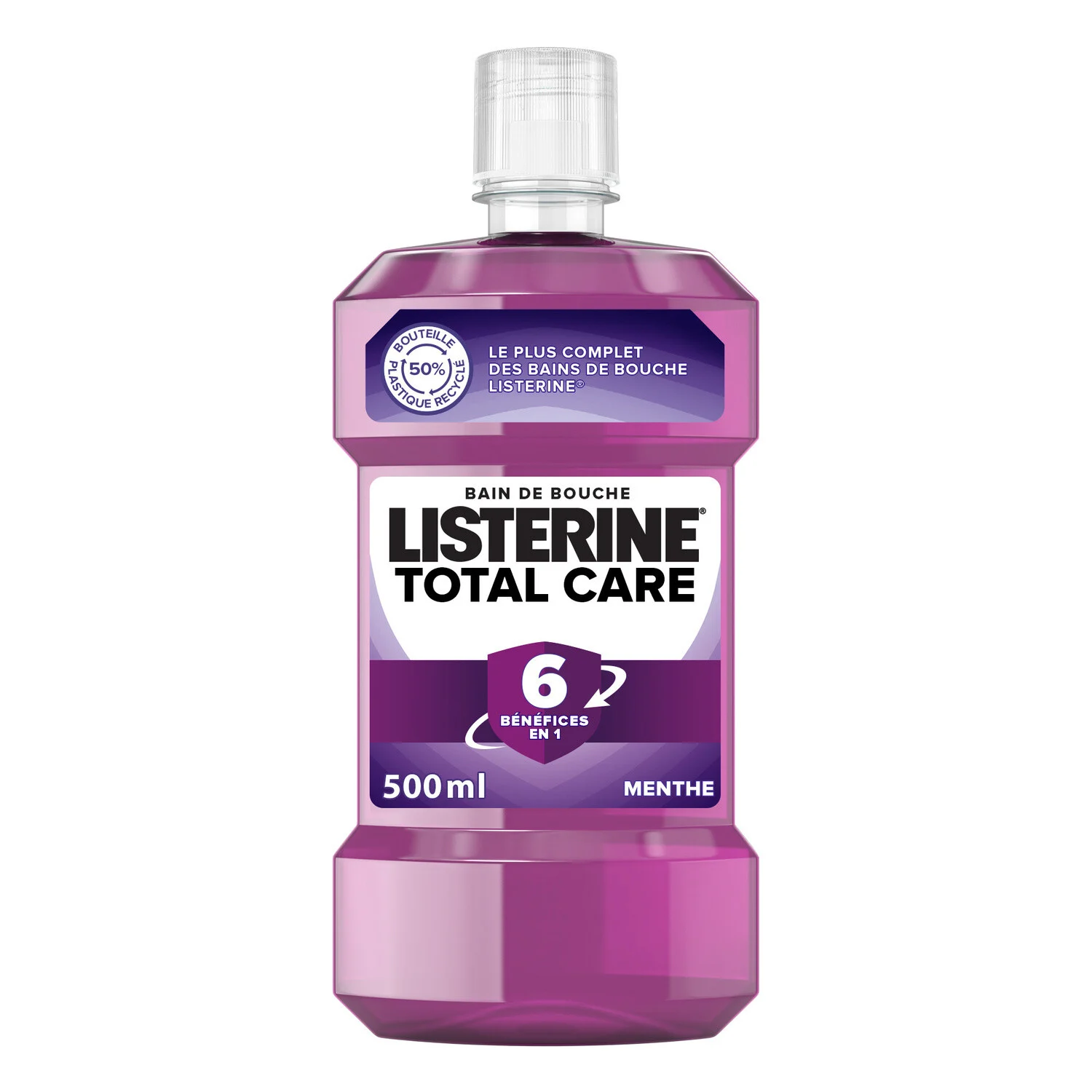 Bain De Bouche Total Care Menthe 500ml -listerine