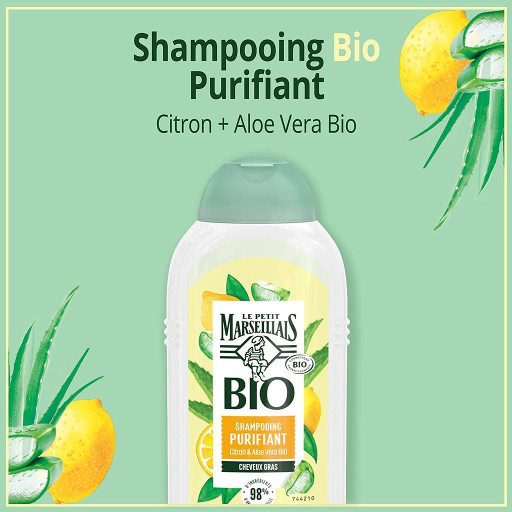 Petit Marseillais Shampooing Bio Purifiant Citron 240ml