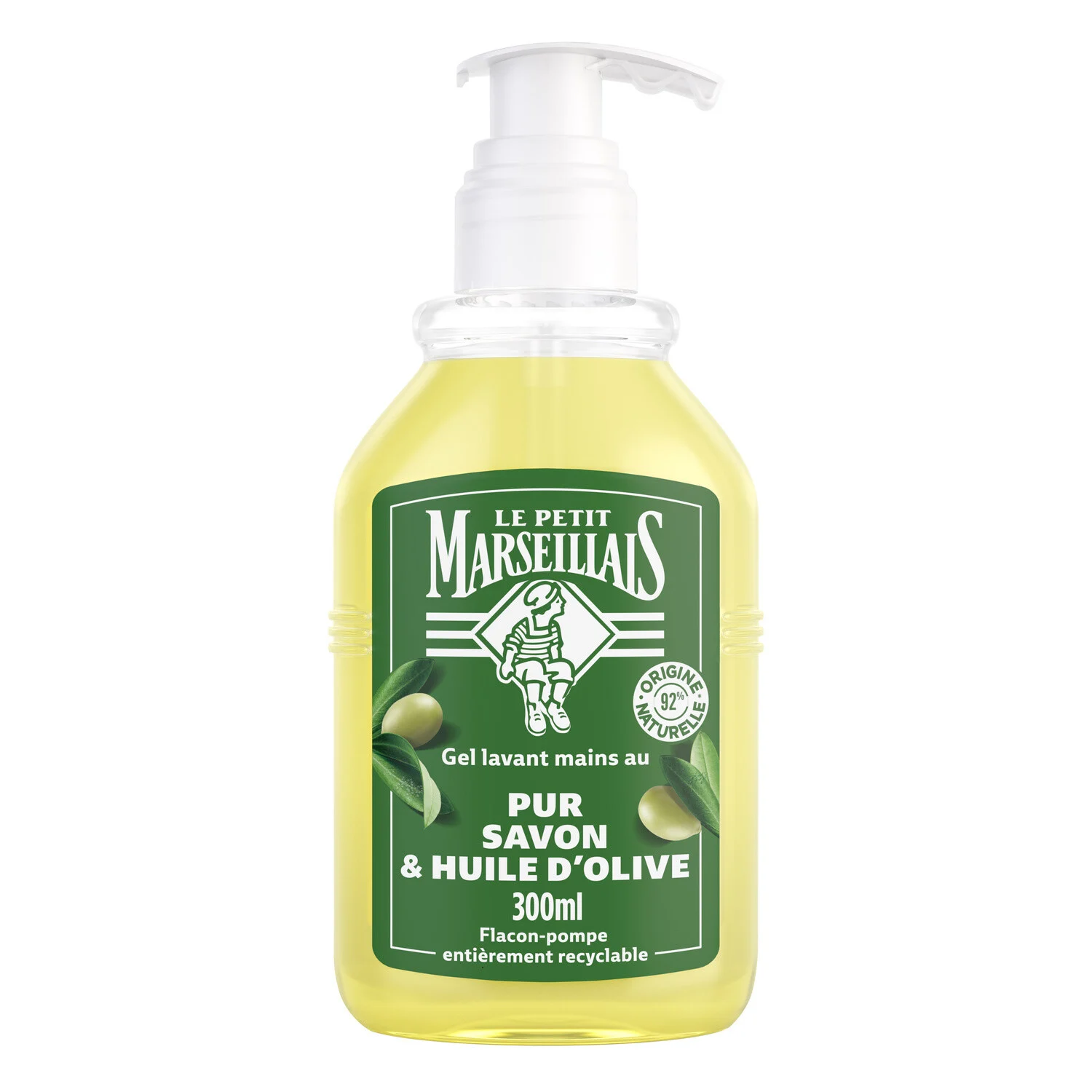 Liquid Hand Soap Pure Soap and Olive Oil 300ml - Le Petit Marseillais