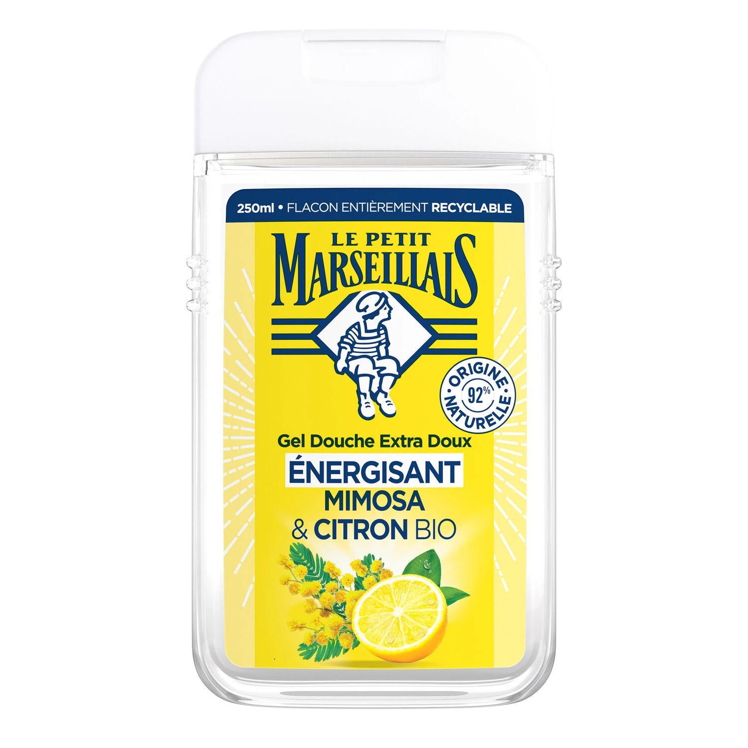 Mimosa & Lemon Shower Gel 250ml - LE PETIT MARSEILLAIS