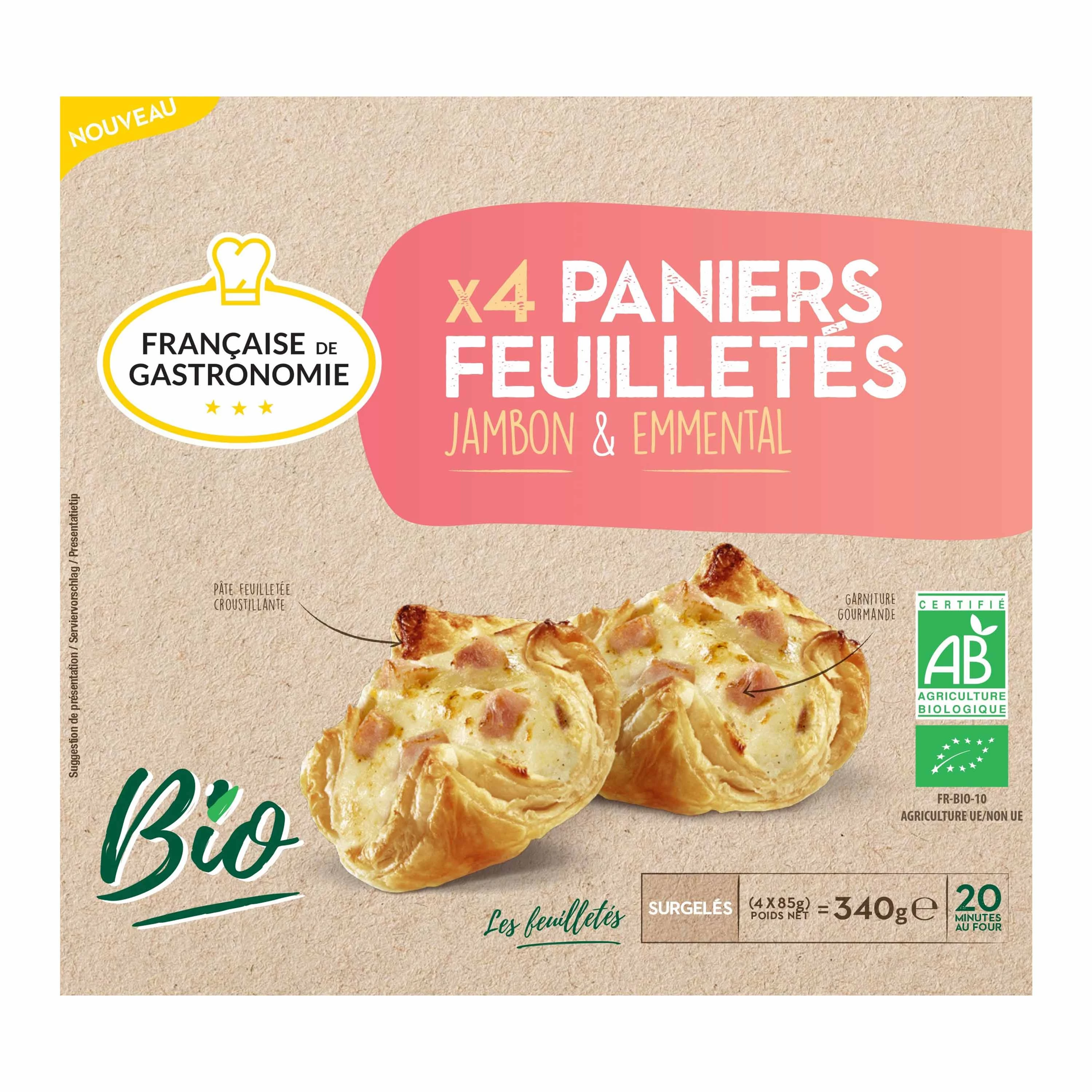 4 Paniers Jambon Emmental Bio