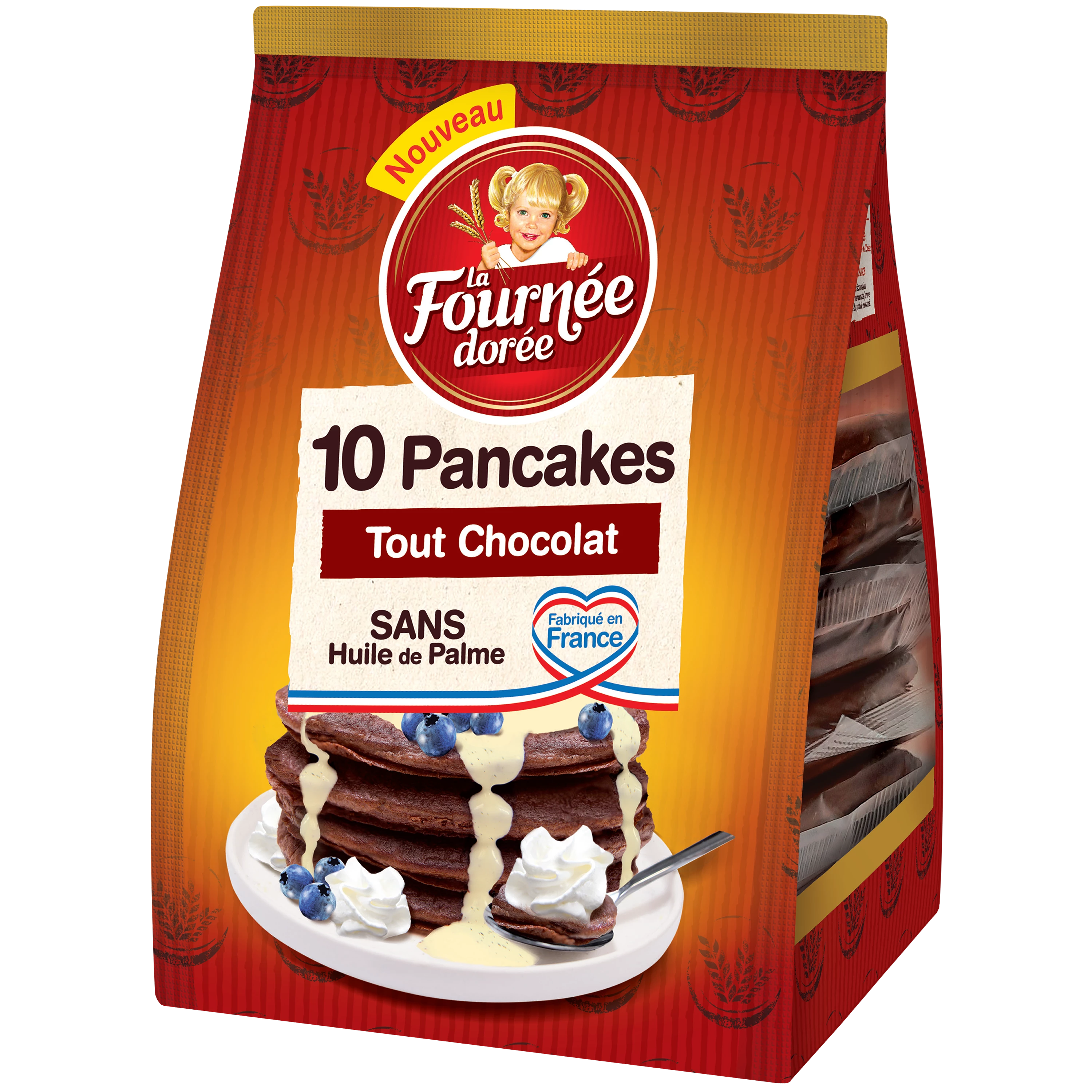 Pancake Tout Chocolat X10 350g - LA FOURNÉE DORÉE