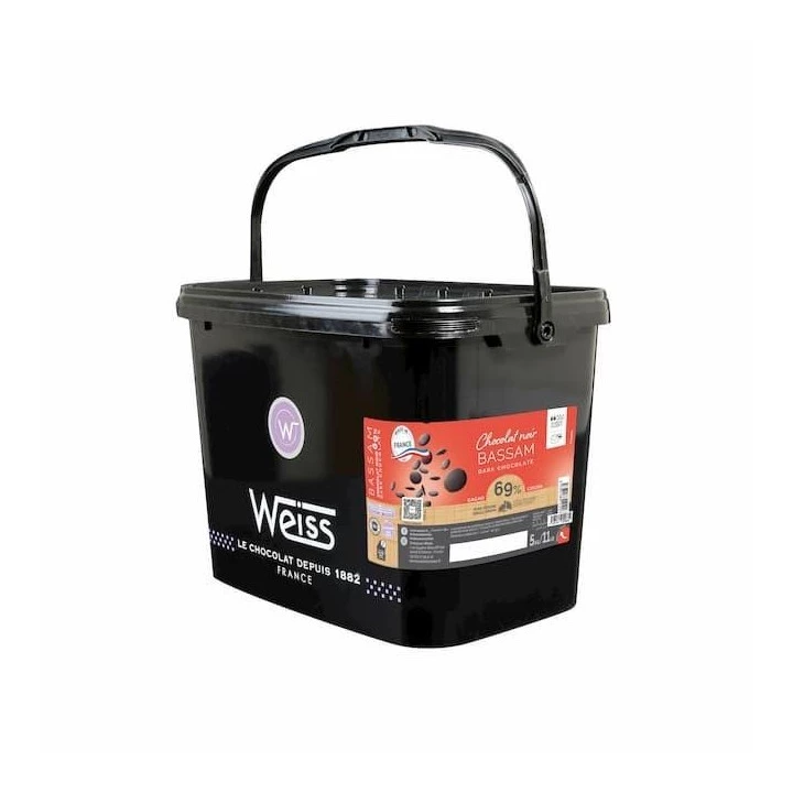 Fondette de chocolate nr 69% bassam 5kg - Weiss