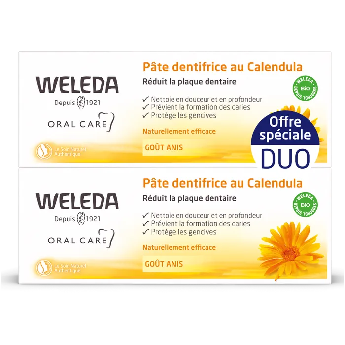 2x75ml Calendra Dentífrica Anis Wele - WELEDA