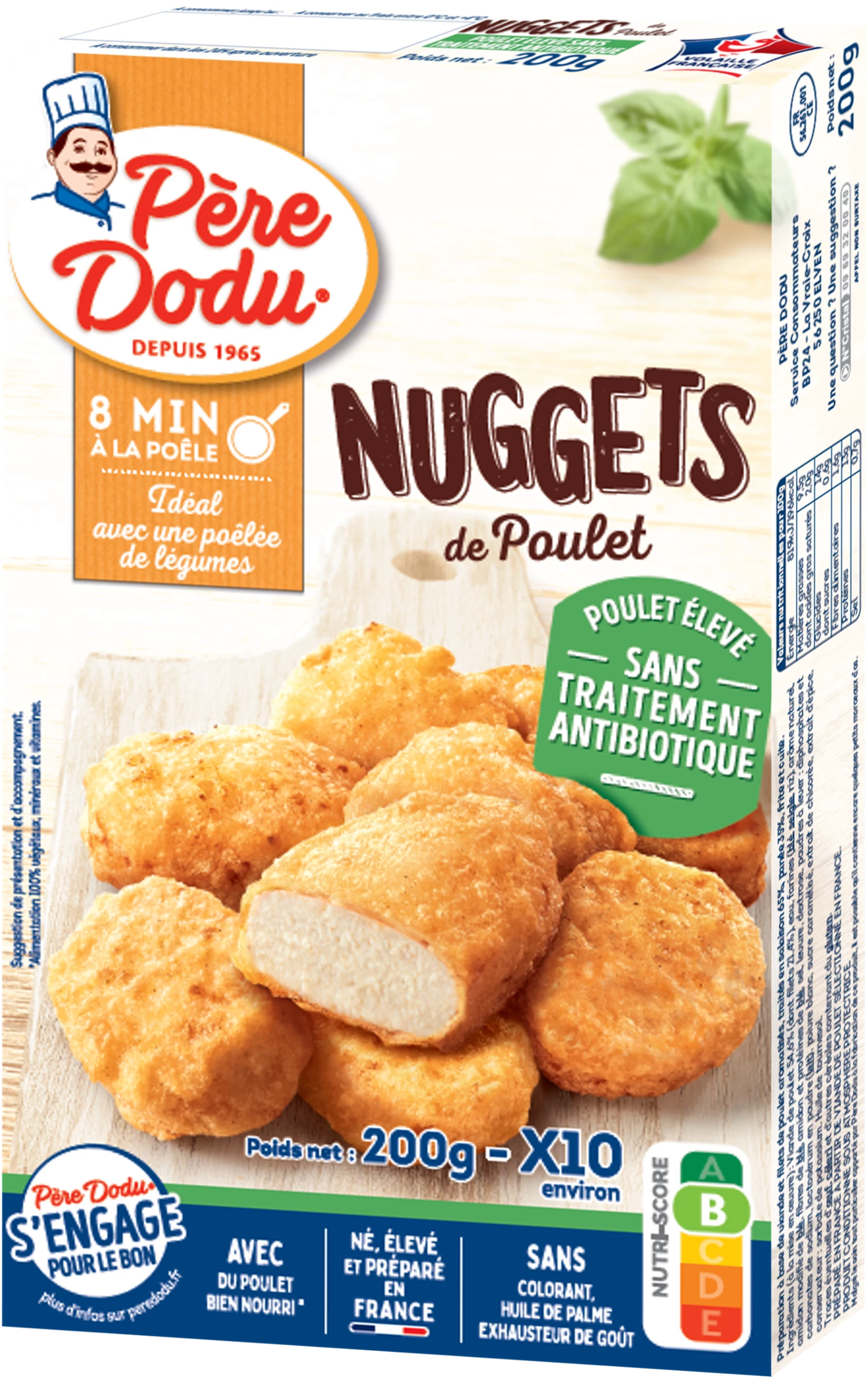 Nuggets Poulet Sans Antibio 20