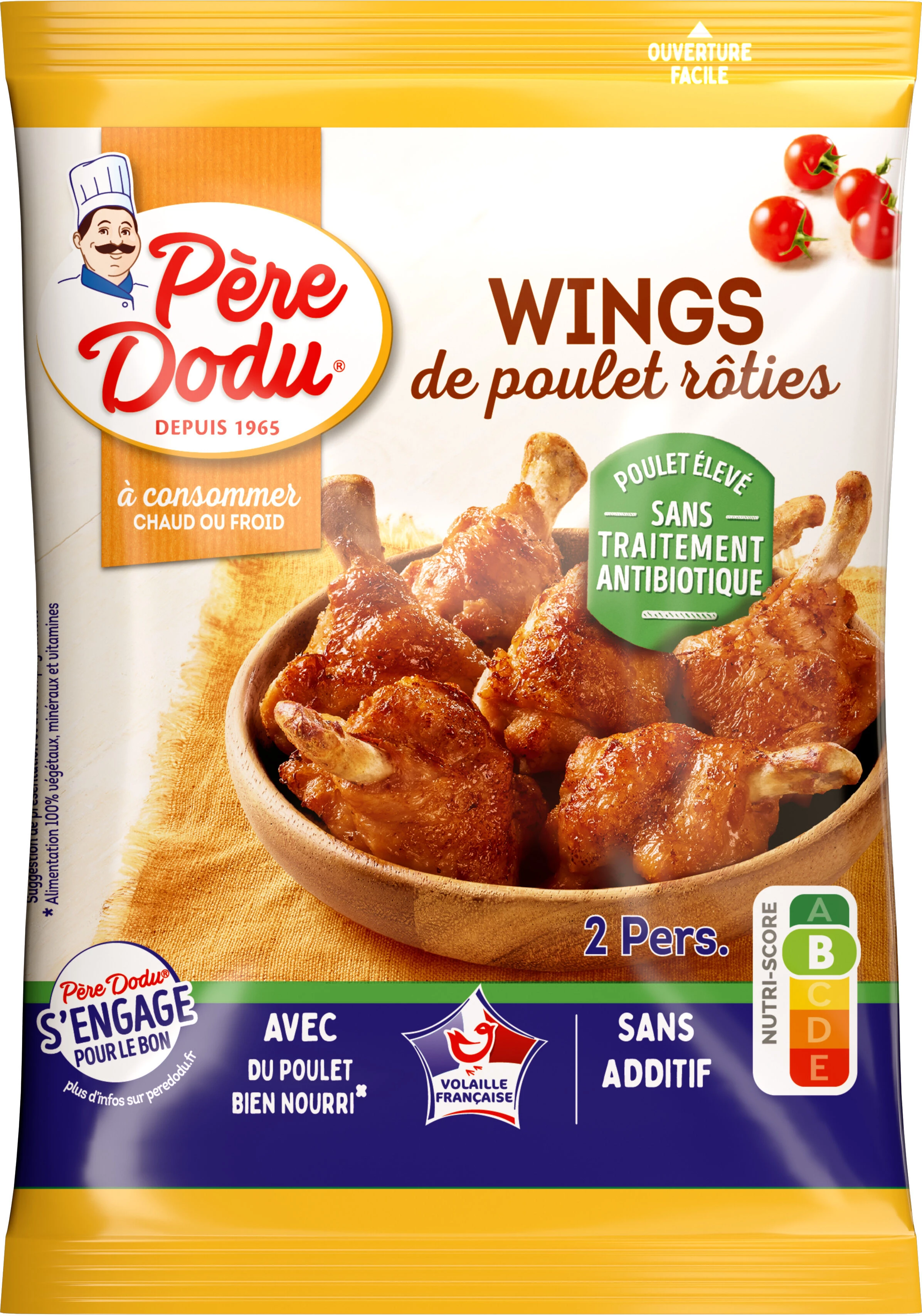 Roasted Chicken Wings S AntiBio 25