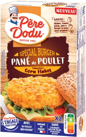 Kippenbrood Speciaal Burger Paneermeel, 180g - PÈRE DODU