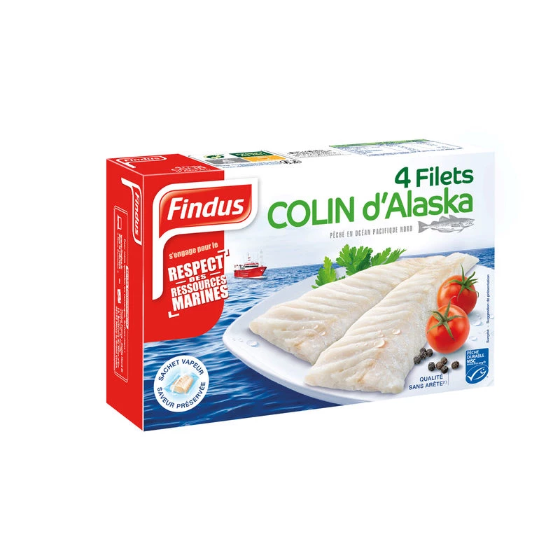 Filetes de colin d'Alaska 400g - FINDUS