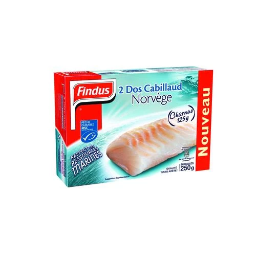 Dos de cabillaud x2 250g - FINDUS