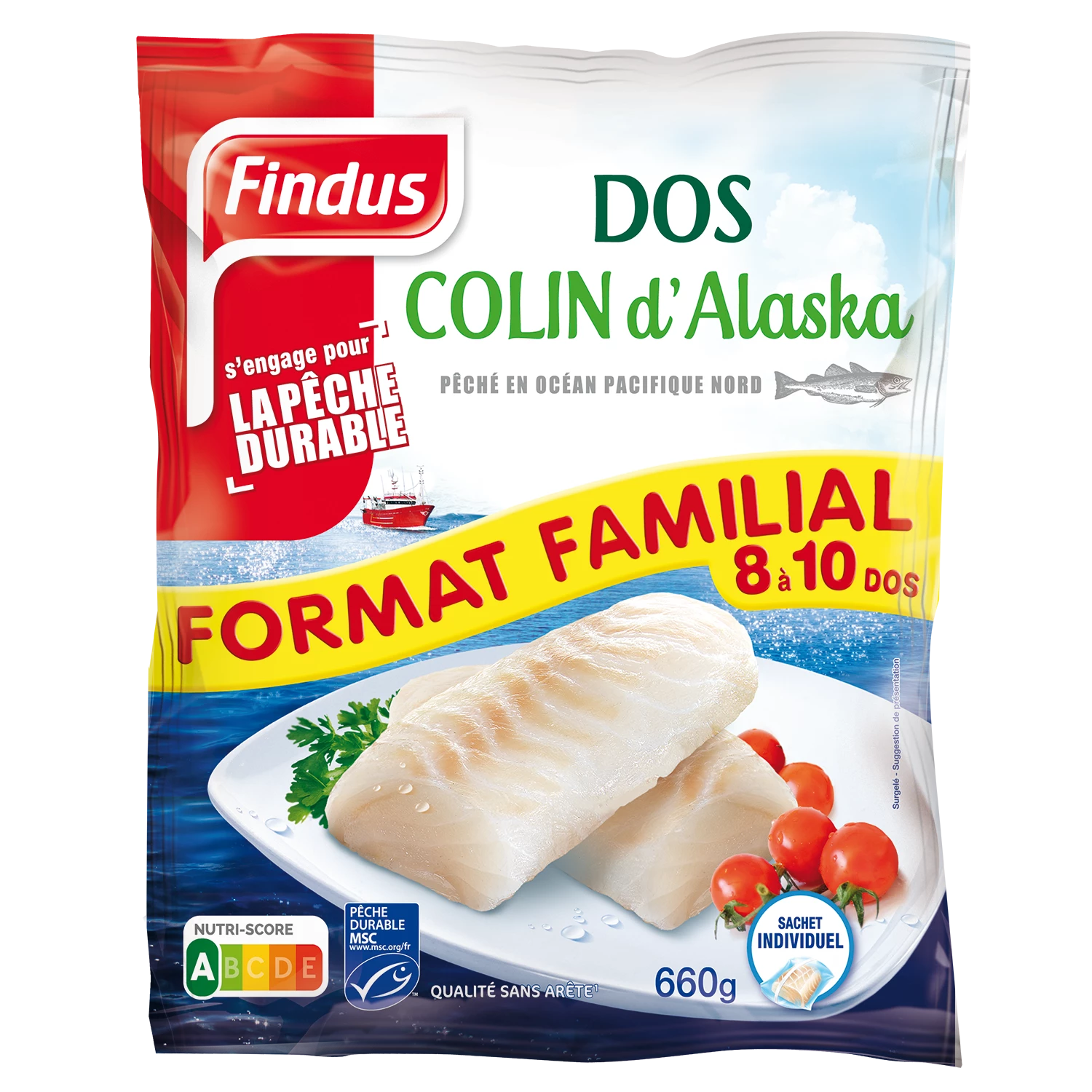 Wildes Alaska-Seelachsfilet 660g - FINDUS