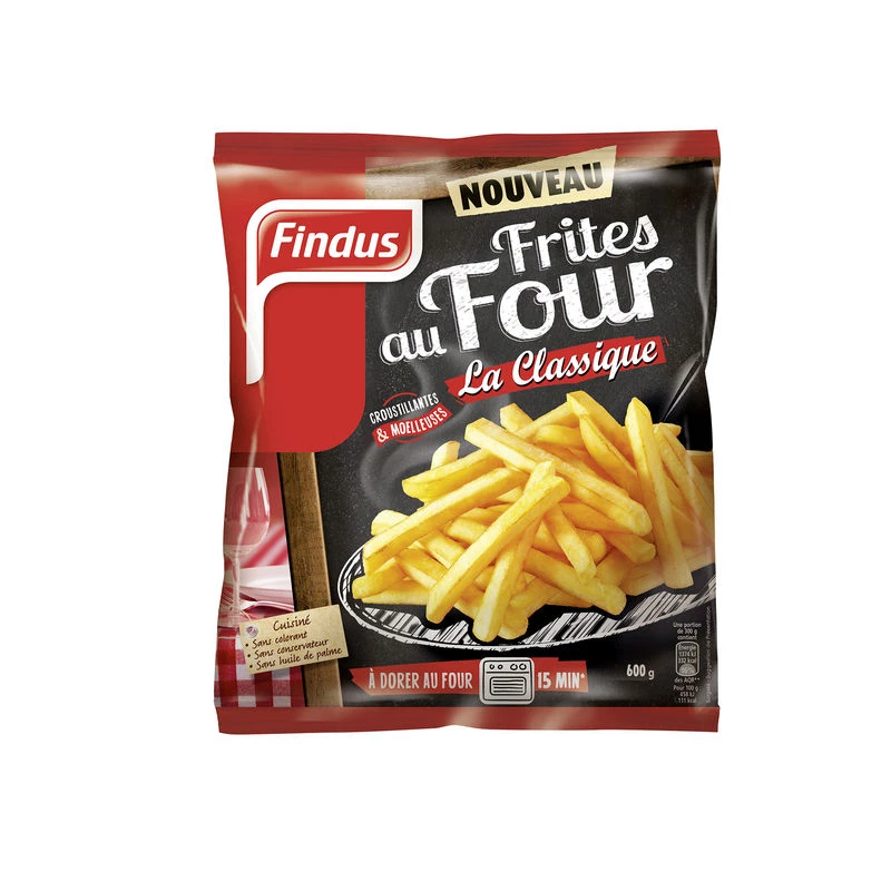 Frites au four classique 600g - FINDUS