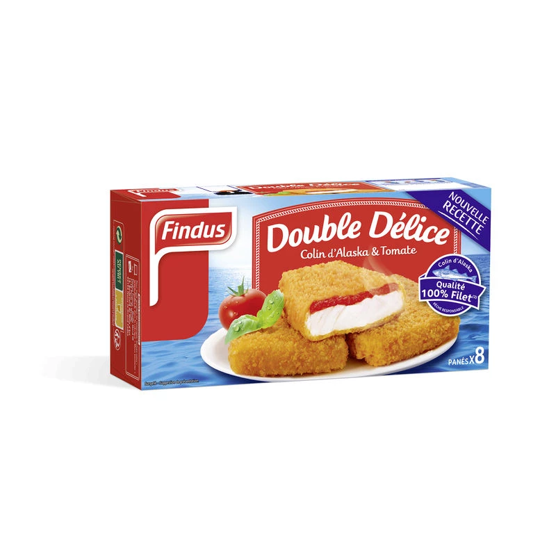 Doble delicia de abadejo de Alaska con tomate 600g - FINDUS