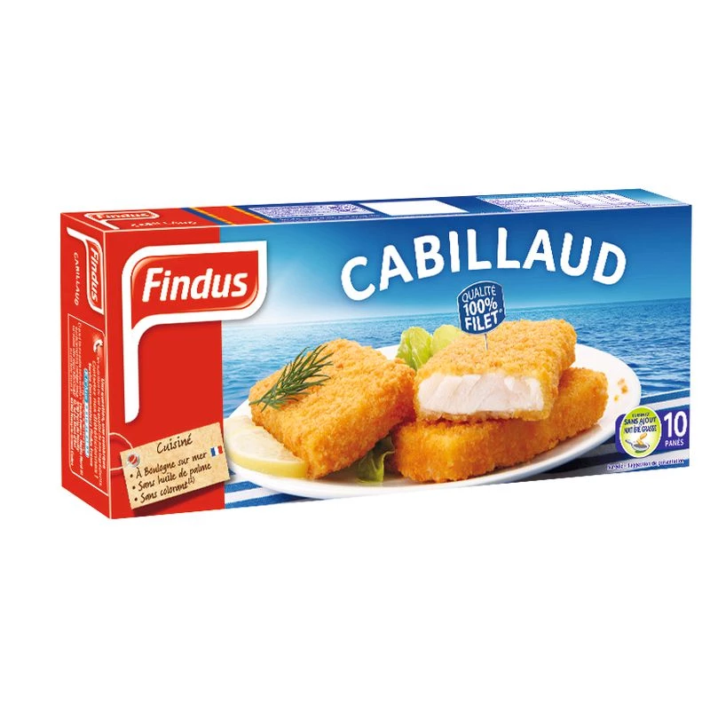 Gepaneerde Kabeljauw 510g - FINDUS