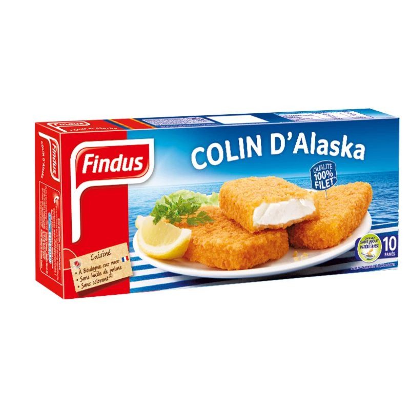 Abadejo de Alaska empanado 510g - FINDUS