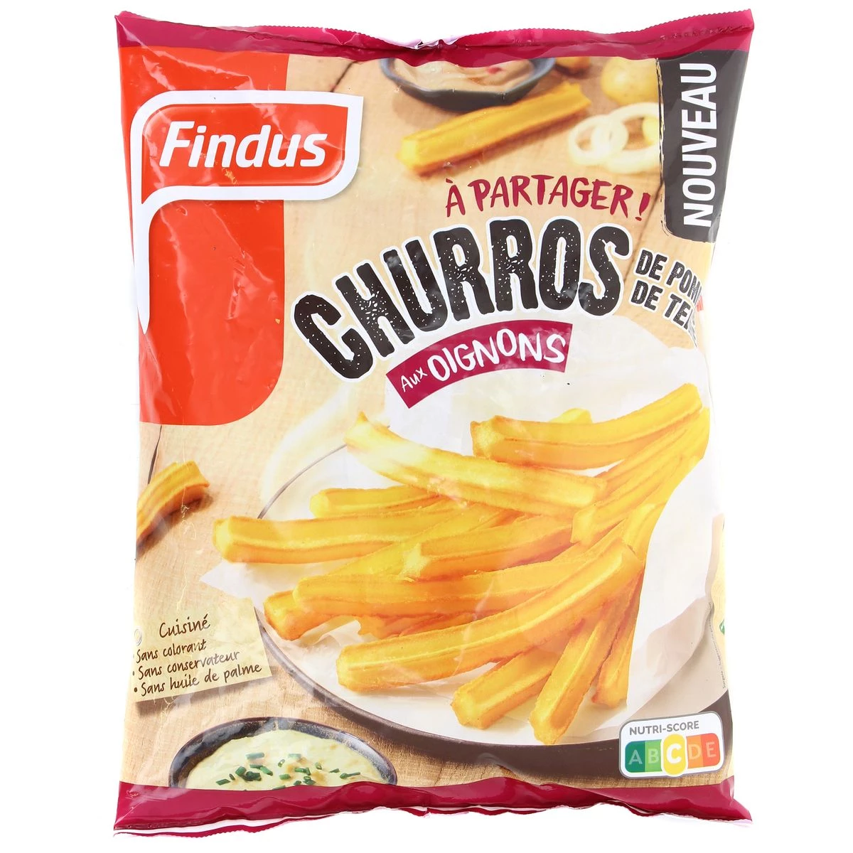 Frites churros aux oignons 550g - FINDUS