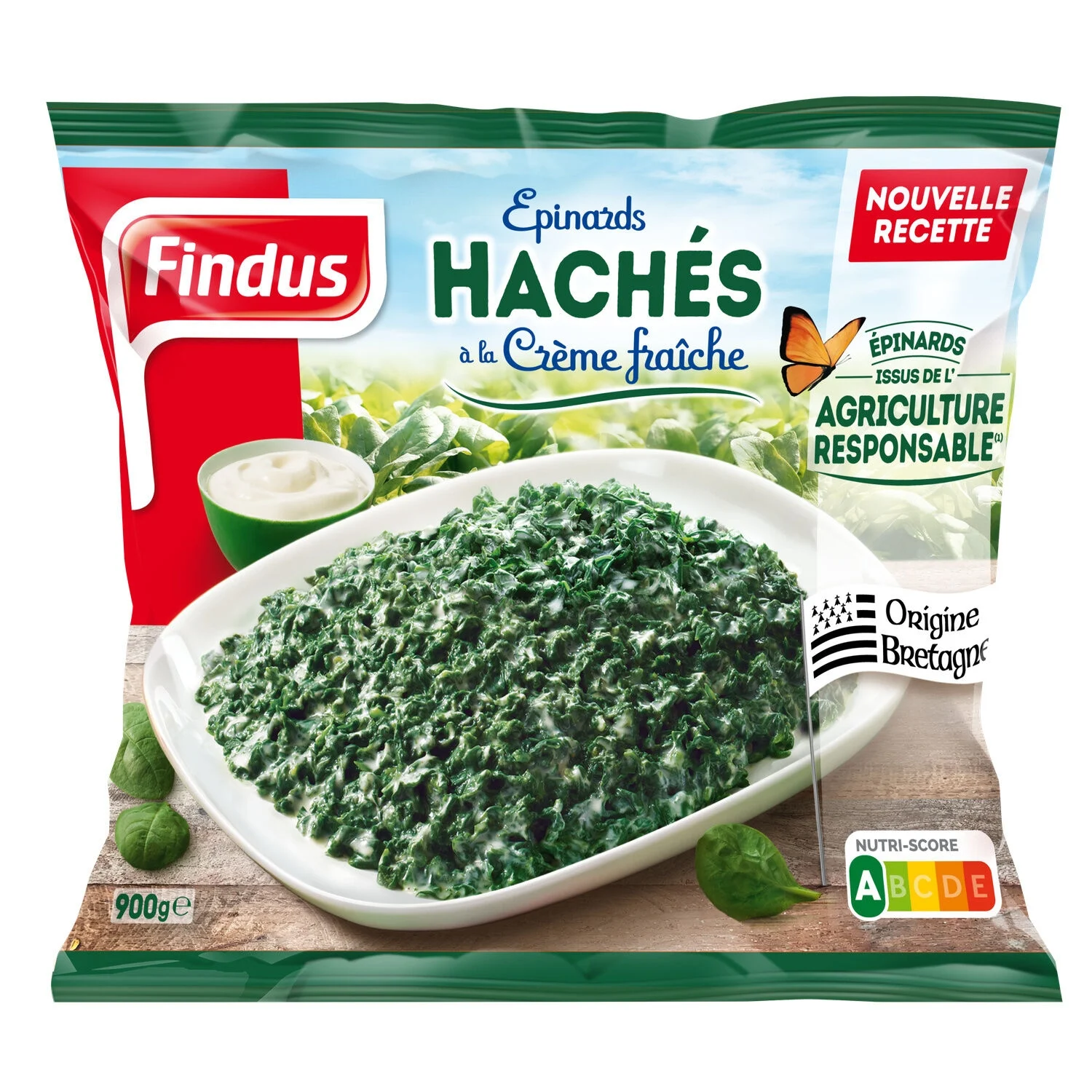 Minced Spinach Creme Fraiche 1k