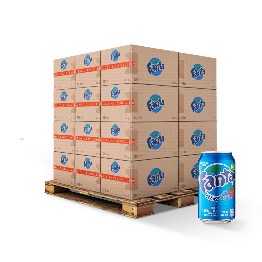 مشروب غازي توت (توت، توت أزرق) 355 مل أمريكي × 12 دسم - Fanta