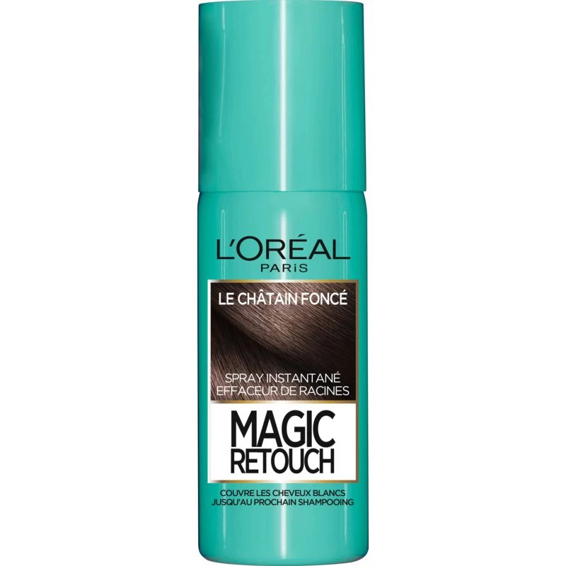 MAGIC RETOUCH Coloration temporaire châtain foncé 75ml - L'OREAL PARIS