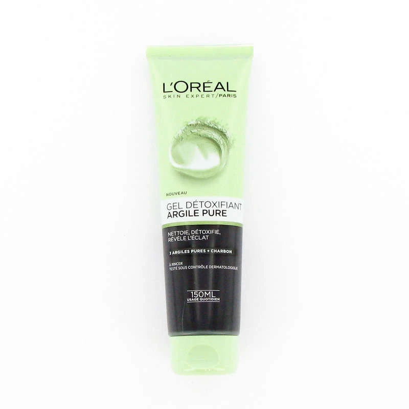 Gel Détoxifiant à l'Argile Pure, 150ml - L'OREAL