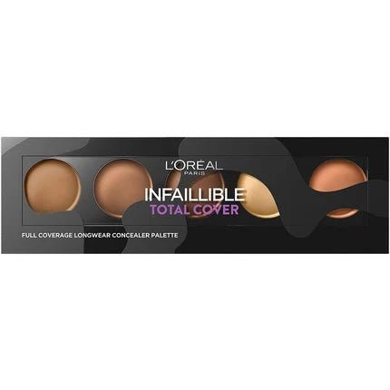 Kem che khuyết điểm Infailible Total Cover La Palette 02 Medium A Fonc - L OREAL