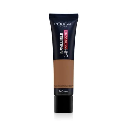 Foundation Infaillible 24h Matte Cover Liquide 340 Cuivre - L Oreal