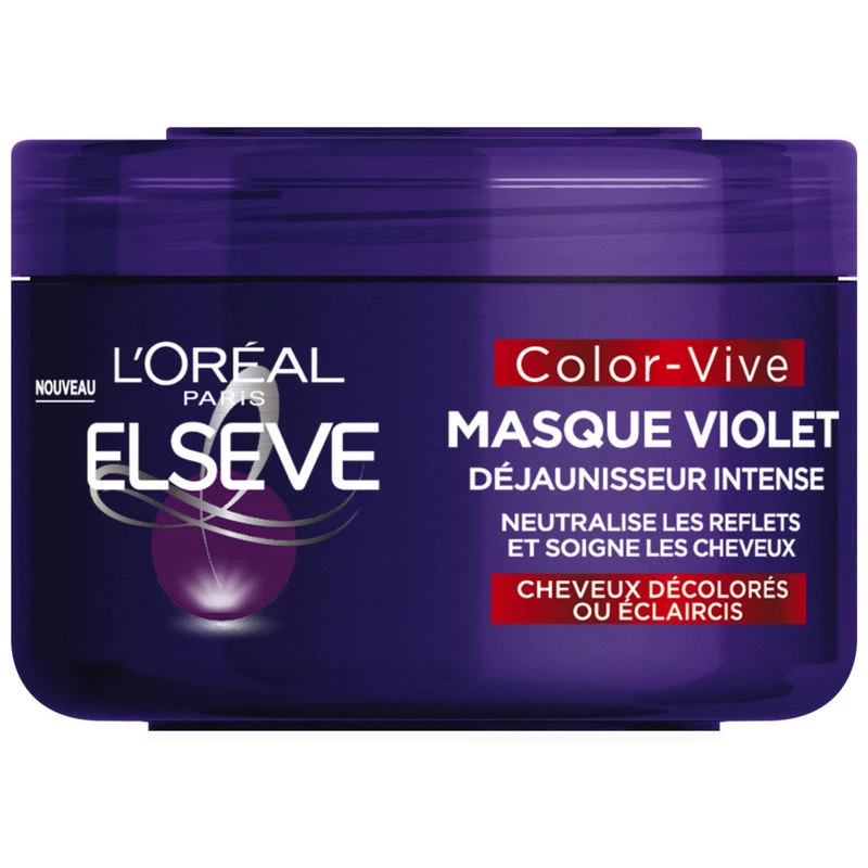 masque déjaunisseur intense color-vive 250ml - L'ORÉAL