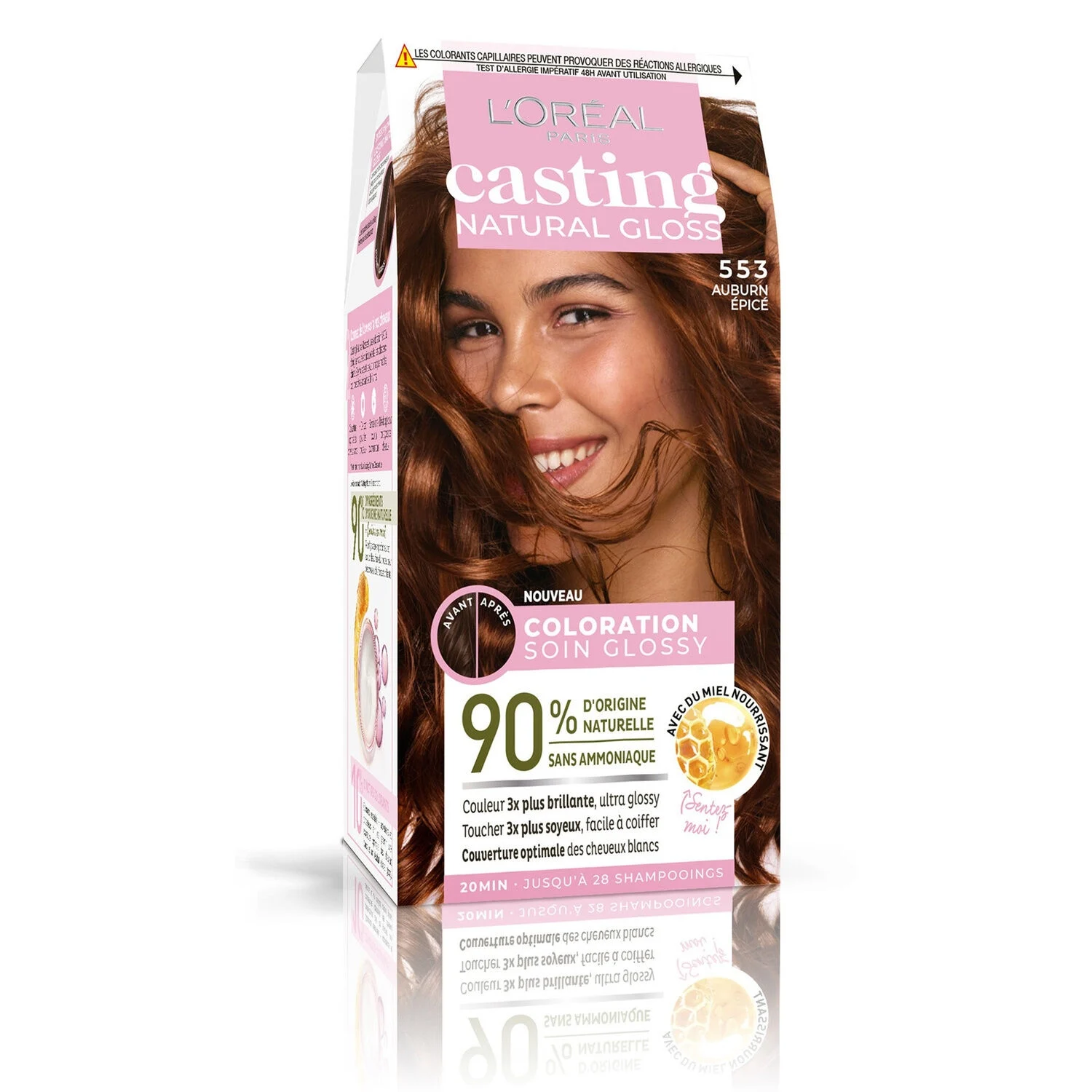 Coloration Gloss 553 Spiced Auburn Naturel Casting - L'ORÉAL