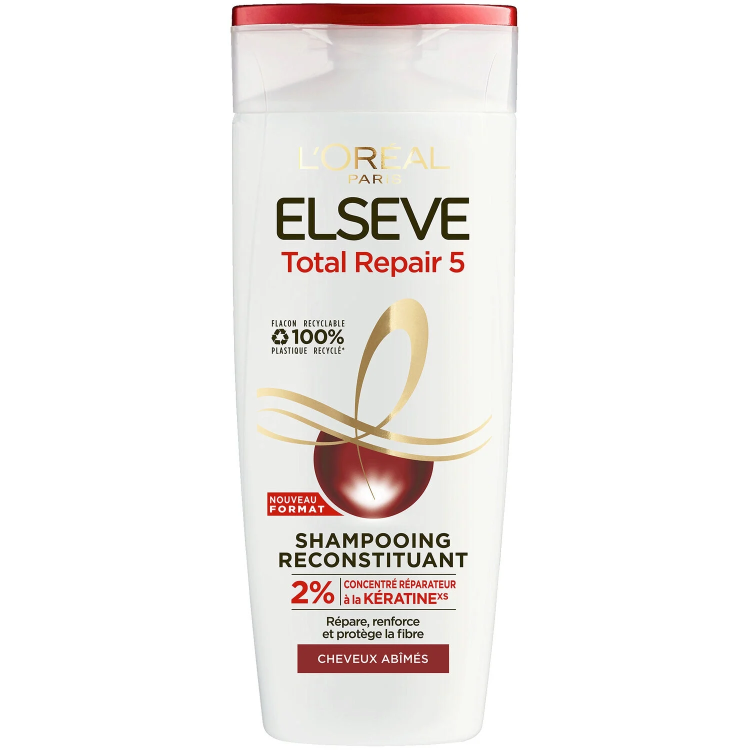 受损发质补充洗发水 350ml - Elseve