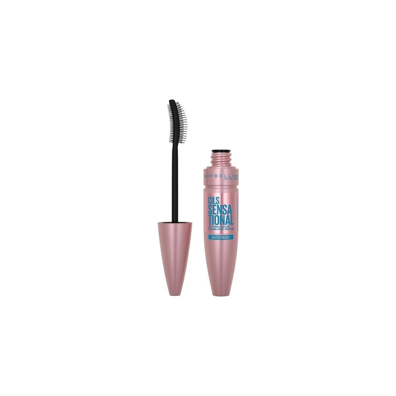 Mascara Lash Sensational waterproof noir - MAYBELLINE