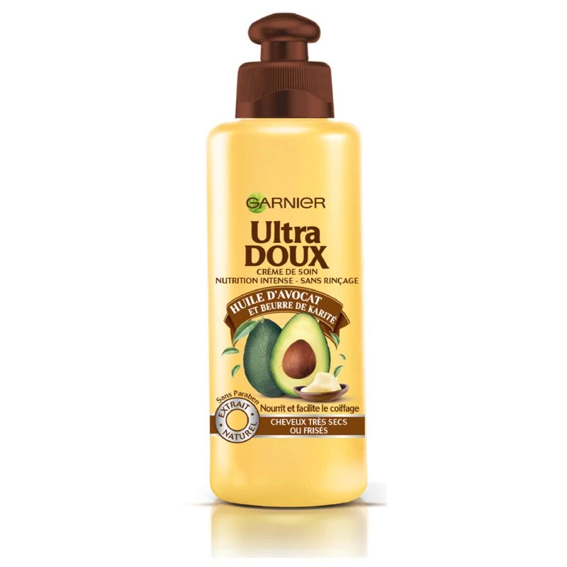 Crema de cuidado nutrición intensa aceite de aguacate/manteca de karité 200ml - GARNIER