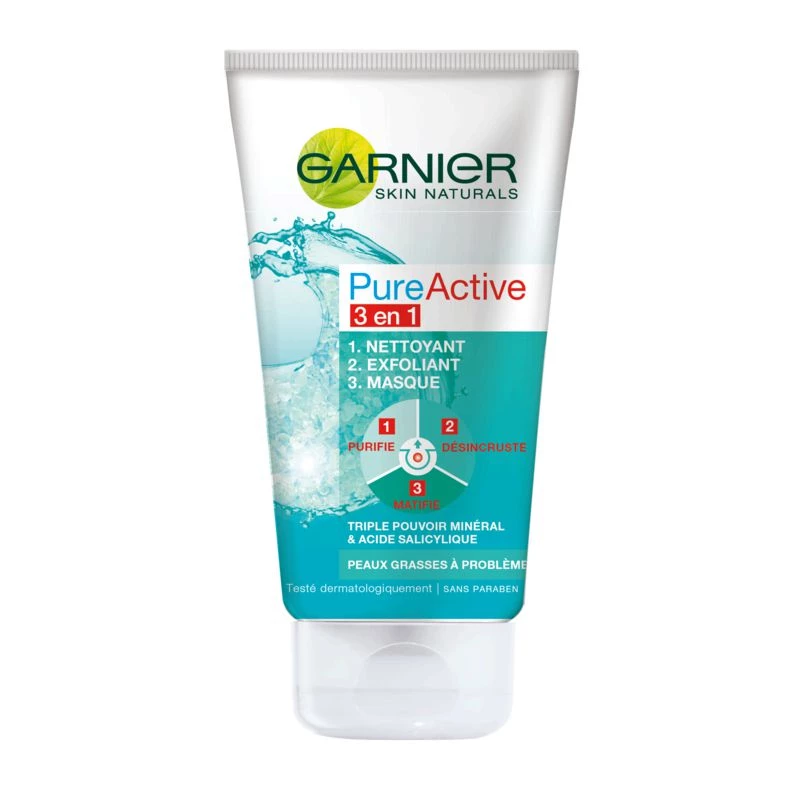 Pure actieve 3en1 150ml-GARNIER