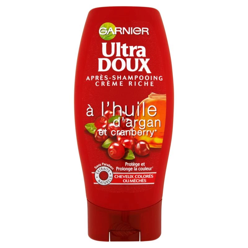 Après-shampooing huile d'argan/cranberry 200ml - GARNIER