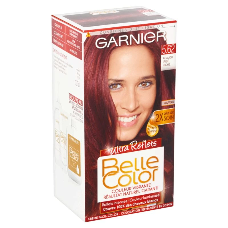 Coloration permanente 5.62 acajou irisé riche - GARNIER