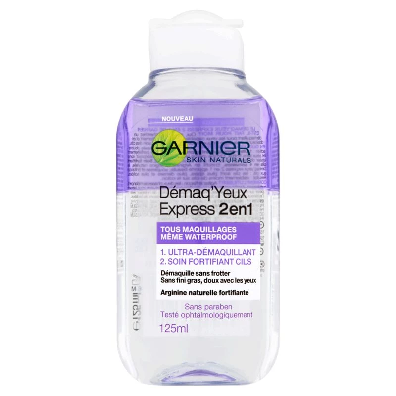 Démaquillant yeux express 2en1 125g - GARNIER