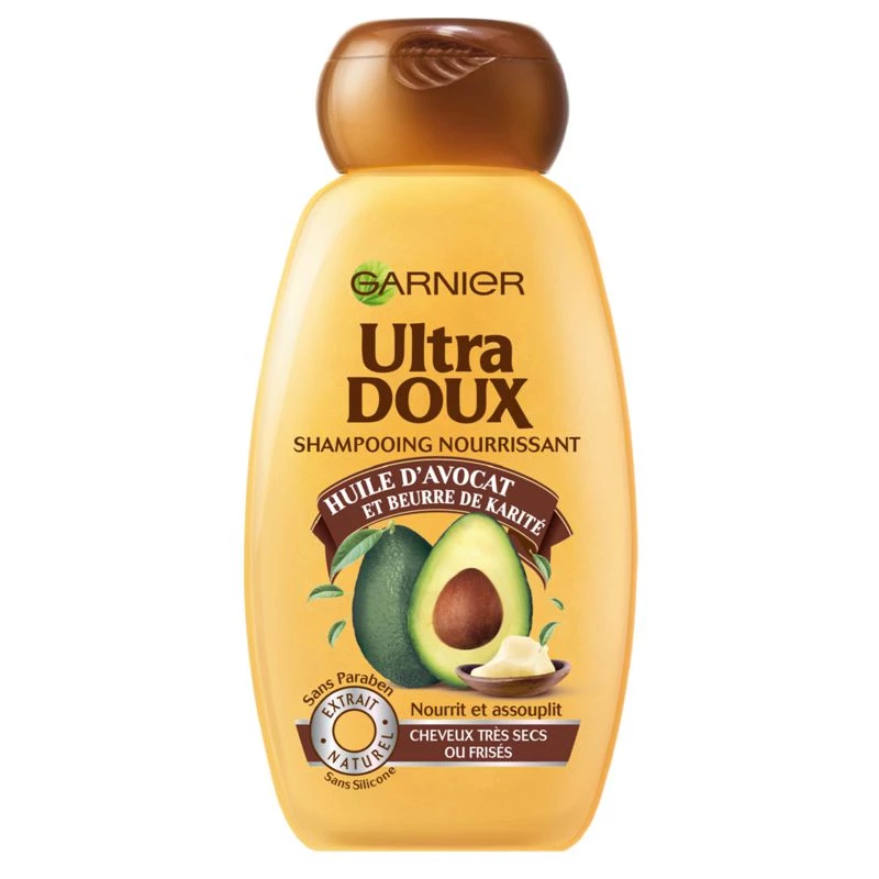 Shampooing nourrissant huile d'avocat/ beurre de karité 250ml - GARNIER
