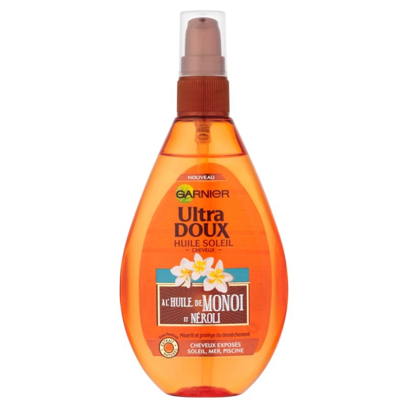 Huile soleil cheveux huile de Monoi et Néroli 250ml - GARNIER