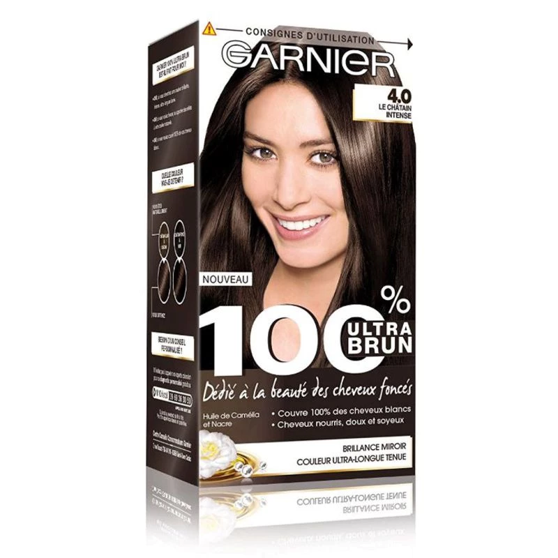 パーマネント ヘア カラー 4.0 ル シャタン インテンス 100% COLOR - GARNIER