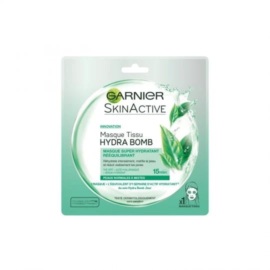 スキンアクティブ緑茶シートマスク - GARNIER