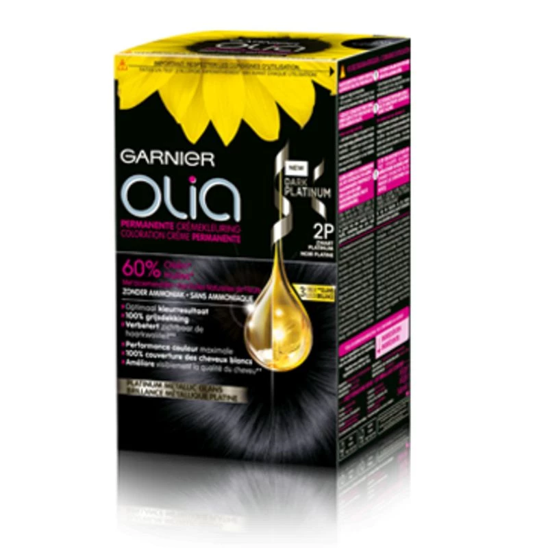 Olia Dark Platine 2p Noir Plat