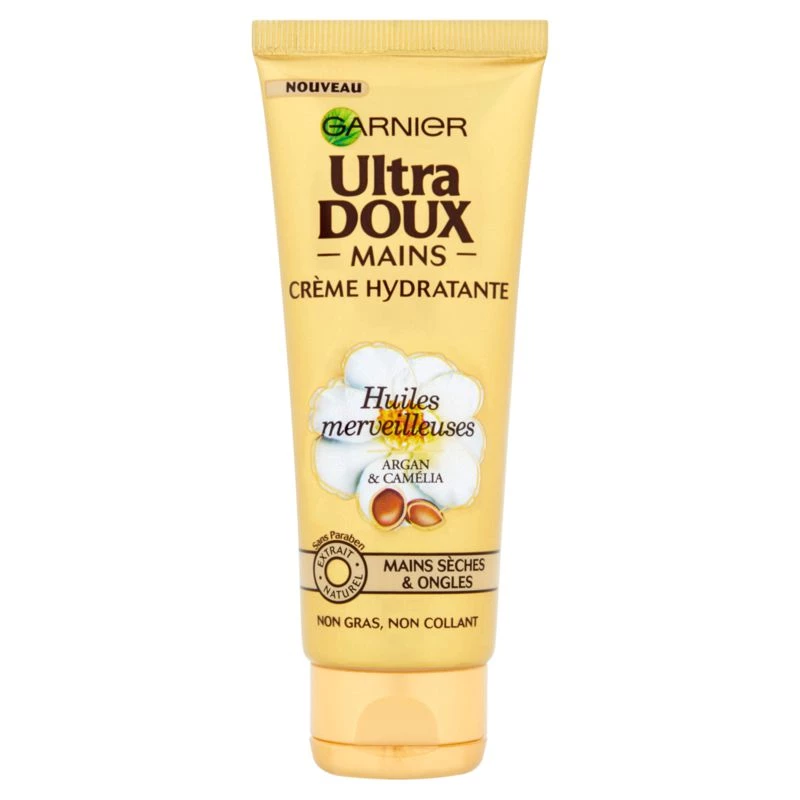 Crème hydratante mains huiles merveilleuses 75ml - GARNIER