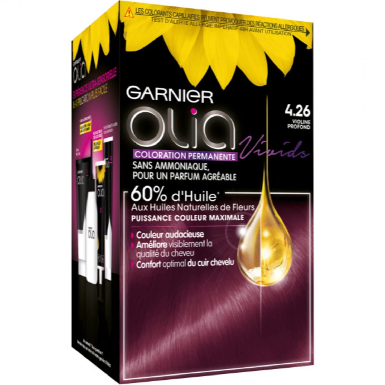 Coloración permanente sin amoniaco 4;26 morado intenso - GARNIER